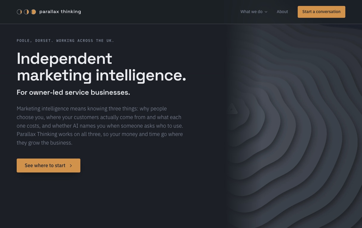 parallax-thinking.com, live